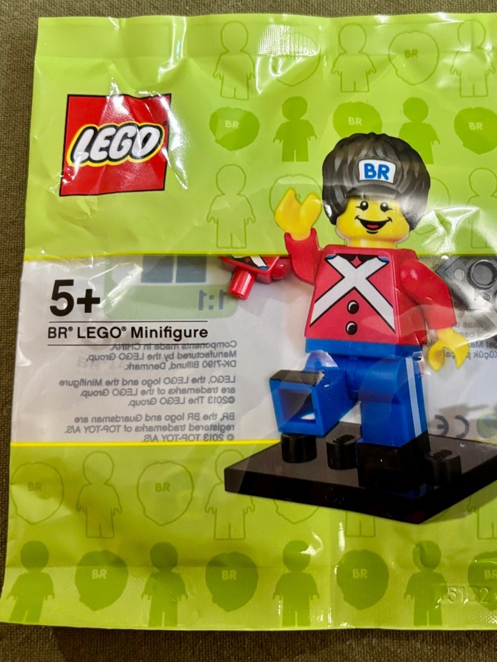 LEGO 5001121 "BR LEGO Minifigure polybag" UNOPENED Released in 2017.